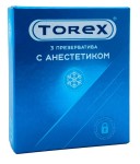 Презервативы, Torex (Торекс) 3 шт с анестетиком